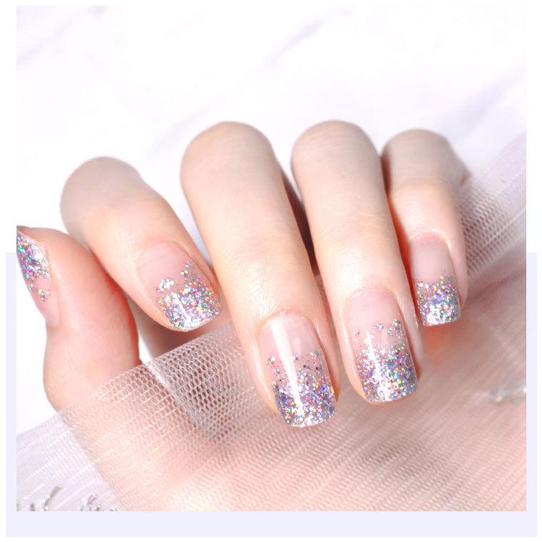 Yincai ネイルシール N0052 ネイル マニキュア 貼るだけ 簡単 セルフネイル ネイルシート シンプル シルバー 銀 ラメ ラメグラデ ホログラム 送料無料 Nse03ma0052 Julius ジュリアス正規販売店 通販 Yahoo ショッピング