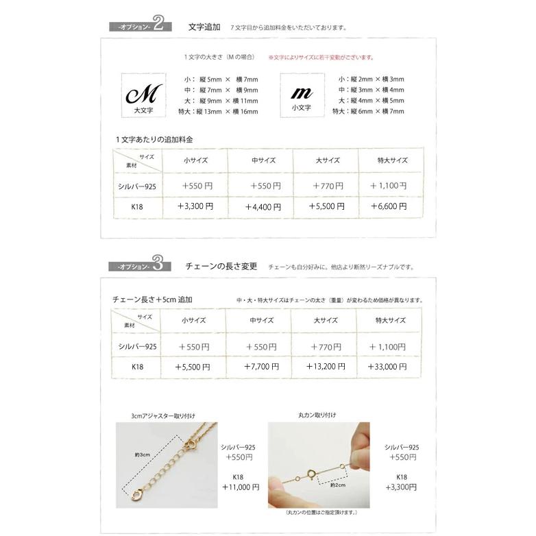 ネックレス レディス イニシャルネックレス ネームネックレス 18金 K18