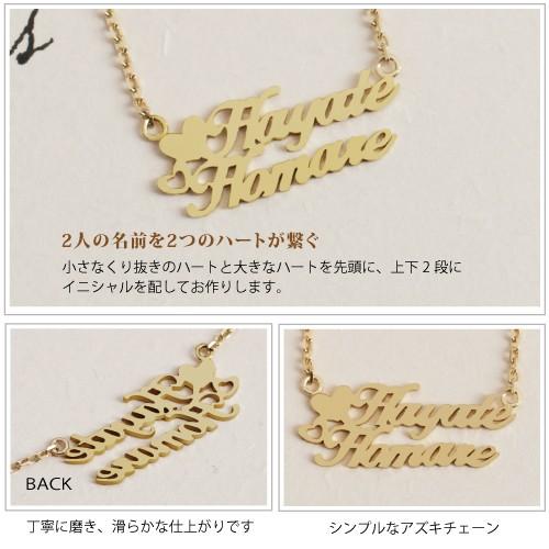 ネックレス レディース 女性 ネームネックレス イニシャルネックレス
