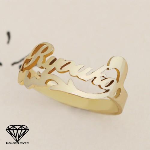 オーダーメイド ネームリング イニシャル オーダー 指輪 シルバー925 名前 オーダーメイド カスタム ネームリング イニシャルリング 文字