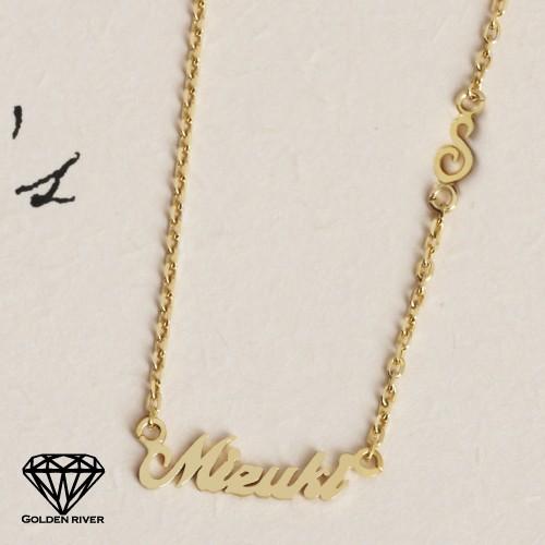 総合ランキング1位 K18 18金ゴールド ネームネックレス イニシャルネックレス 一文字アルファベット 感謝価格 Mercurytechnologies Mn Com