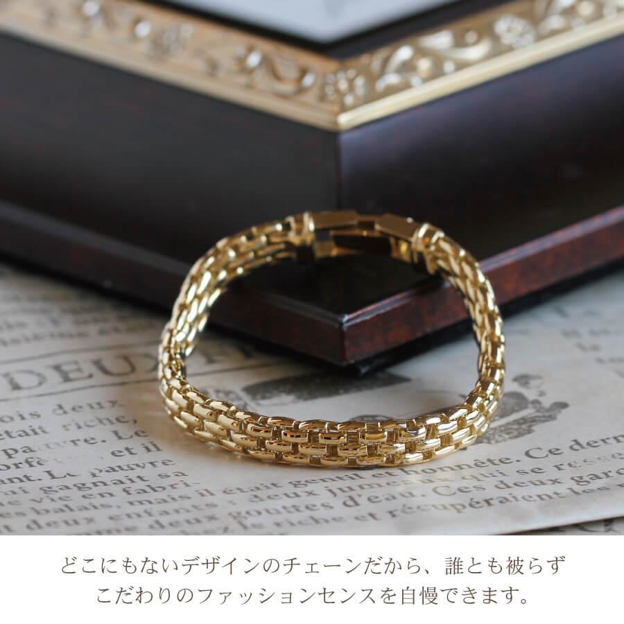 18金 K18 ブレスレット ゴールド チェーンブレス 太め 18k 18金 K18 ブレスレット ゴールド チェーンブレス 太め 18k