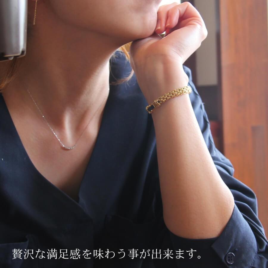 18金 K18 ブレスレット ゴールド チェーンブレス 太め 18k 18金 K18 ブレスレット ゴールド チェーンブレス 太め 18k