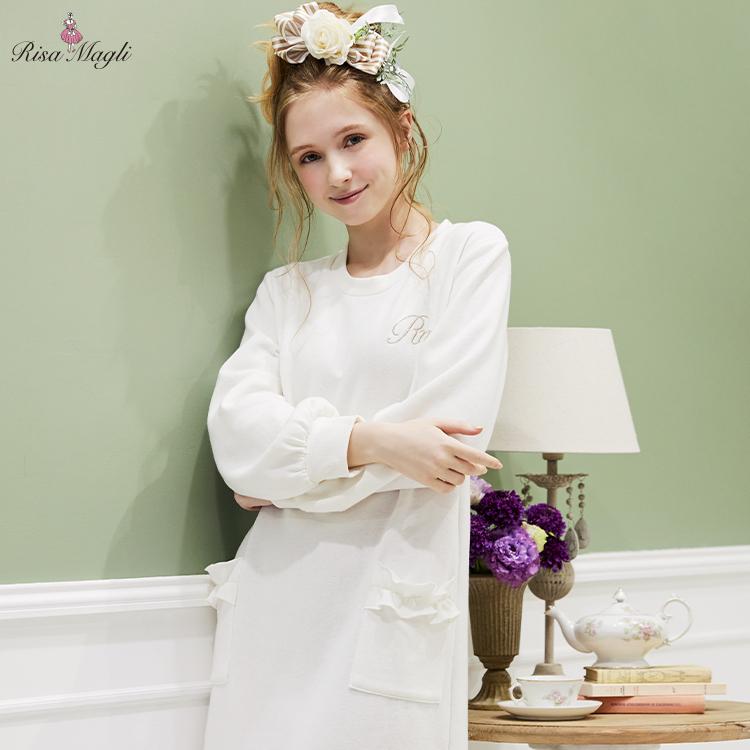 リサマリ ワンピース リーズ Risa Magli かわいい レディース ルームウェア 長袖 パジャマ 2102 377 返品交換不可 Risa Magli Paypayモール店 通販 Paypayモール