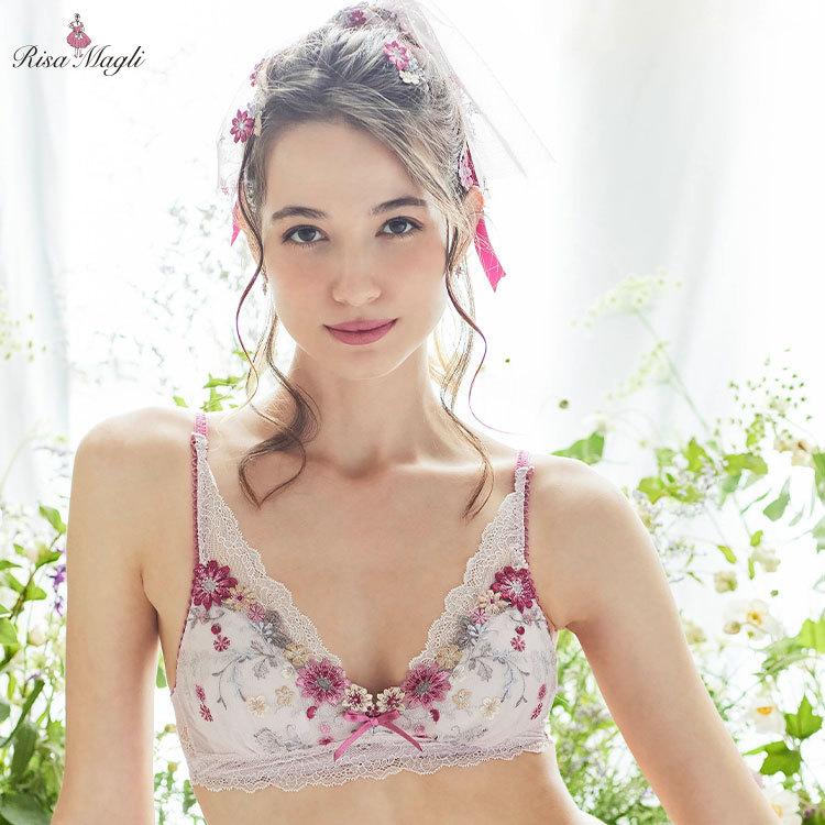 リサマリ ソフトブラ リュシエンヌ Risa Magli Risamagli ノンワイヤーノンワイヤーブラ かわいい レース レディース インナー 21 423 Risa Magli Yahoo 店 通販 Paypayモール
