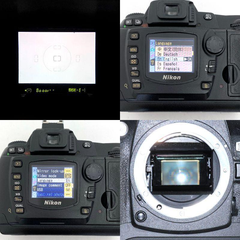 ニコン】Nikon D70 デジタル一眼レフカメラ バッテリー 充電器付き 