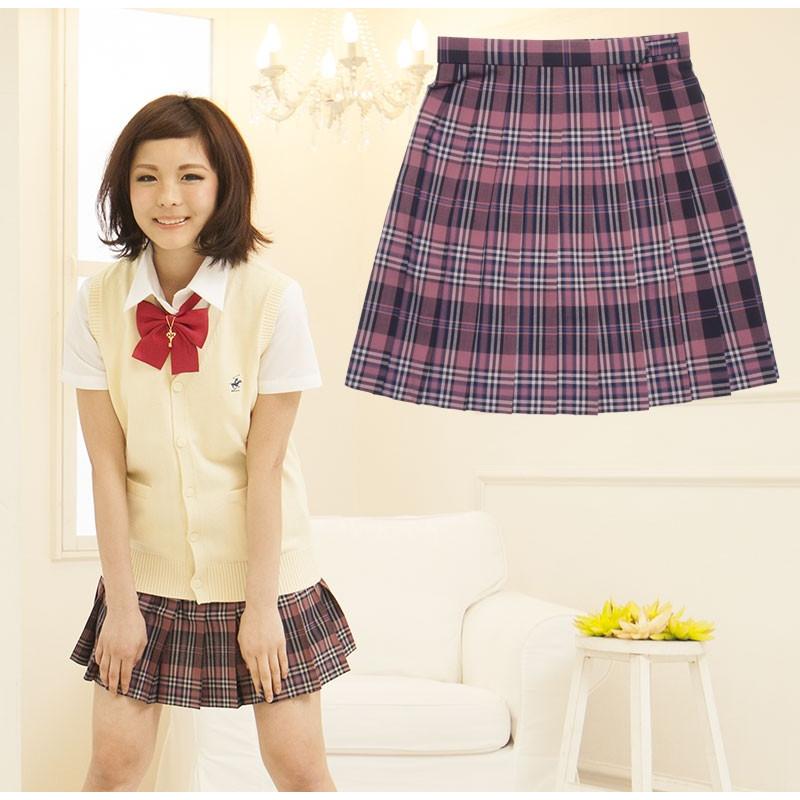 アウトレット】KR307 中庭でランチ 〜ピンク・紺・白スカート【在庫