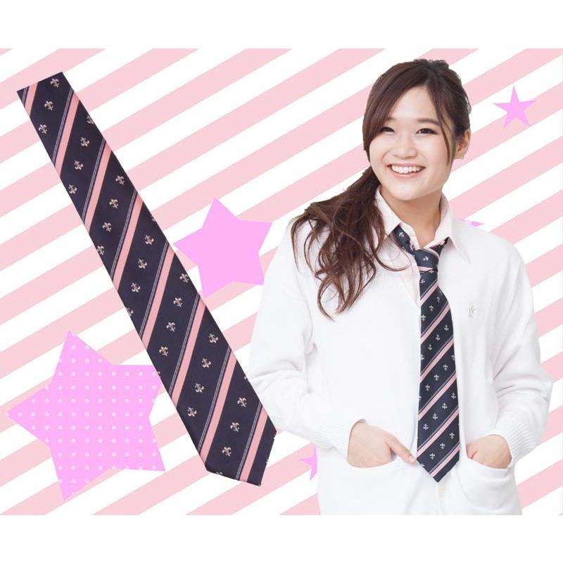 KURIORI KRN85 スターライトレボリューション 〜紺ピンクゆりネクタイ