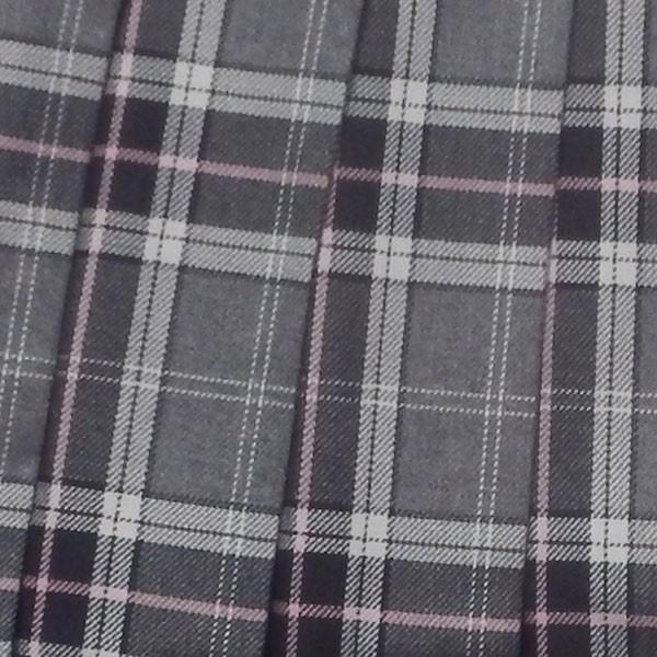 Michel Klein Mks214 ライトグレーチェックピンクライン冬スカート W66 45丈 Mks214 制服通販リサアンドザスターライト 通販 Yahoo ショッピング