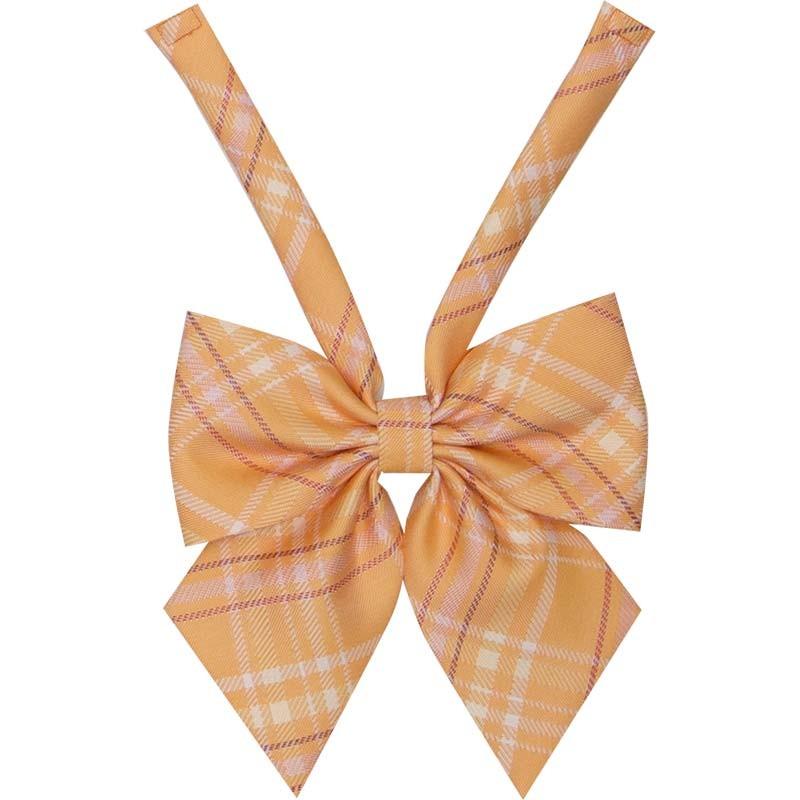 アウトレット 現品限り Rrb 504 Orn オレンジチェックリボン Rrb 504 Orn 制服通販リサアンドザスターライト 通販 Yahoo ショッピング