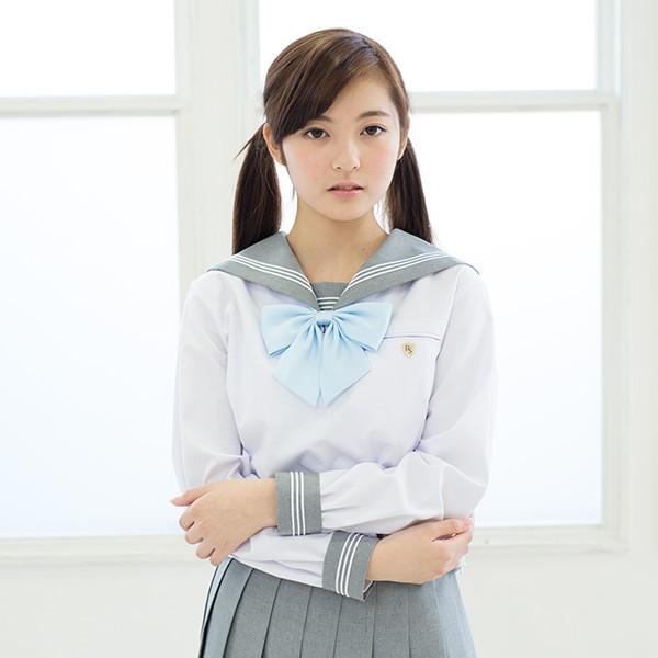 セーラー服用3本線スタンダードえりセット(グレー)【本体別売 セーラー服用3本線スタンダードえりセット(グレー)【本体別売