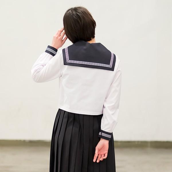 セーラー服用3本線スタンダードえりセット(紺)【本体別売 セーラー服用3本線スタンダードえりセット(紺)【本体別売