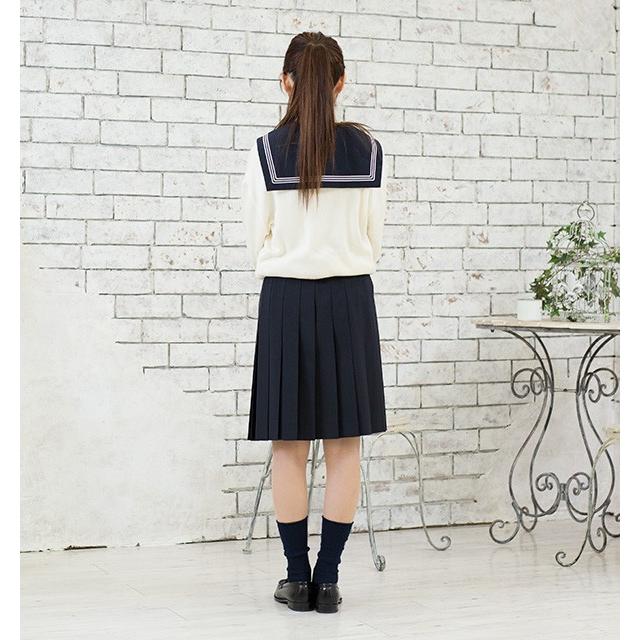 セーラー服用3本線角形えりセット(紺)【本体別売】リサ セーラー服用3本線角形えりセット(紺)【本体別売】リサ