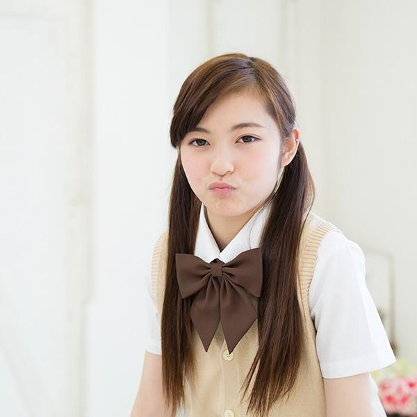 RSR-103-28 モカピクシー 〜無地ブラウン（マット）リボン : 制服通販