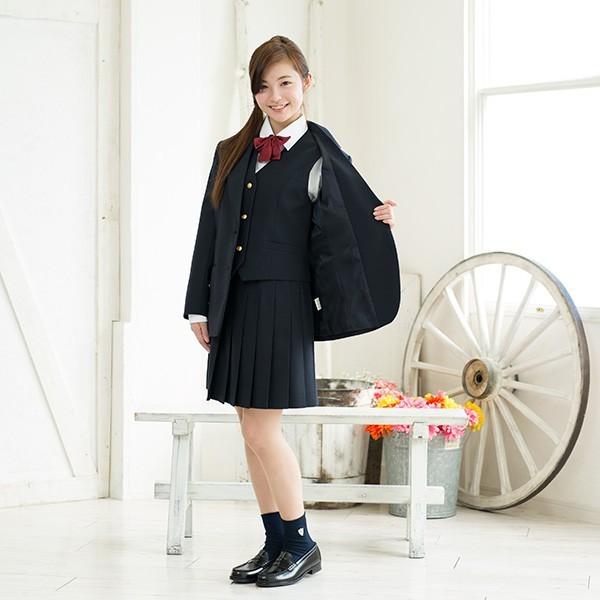 Aqua Helvetic 〜RISA + THE STARLIGHT紺生地ベスト（夏用） : 制服