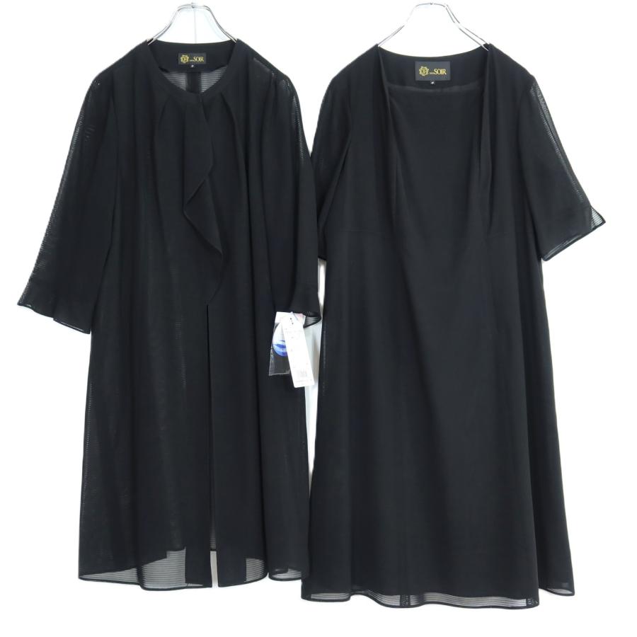 新品未使用】東京ソワール☆ワンピース&ロングジャケット 大きいサイズ