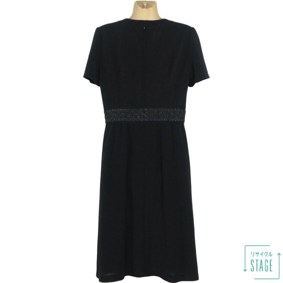 レリアン　極美品　ワンピース 極美品】レリアン☆大人上品♪ 美シルエットワンピース サイズ9