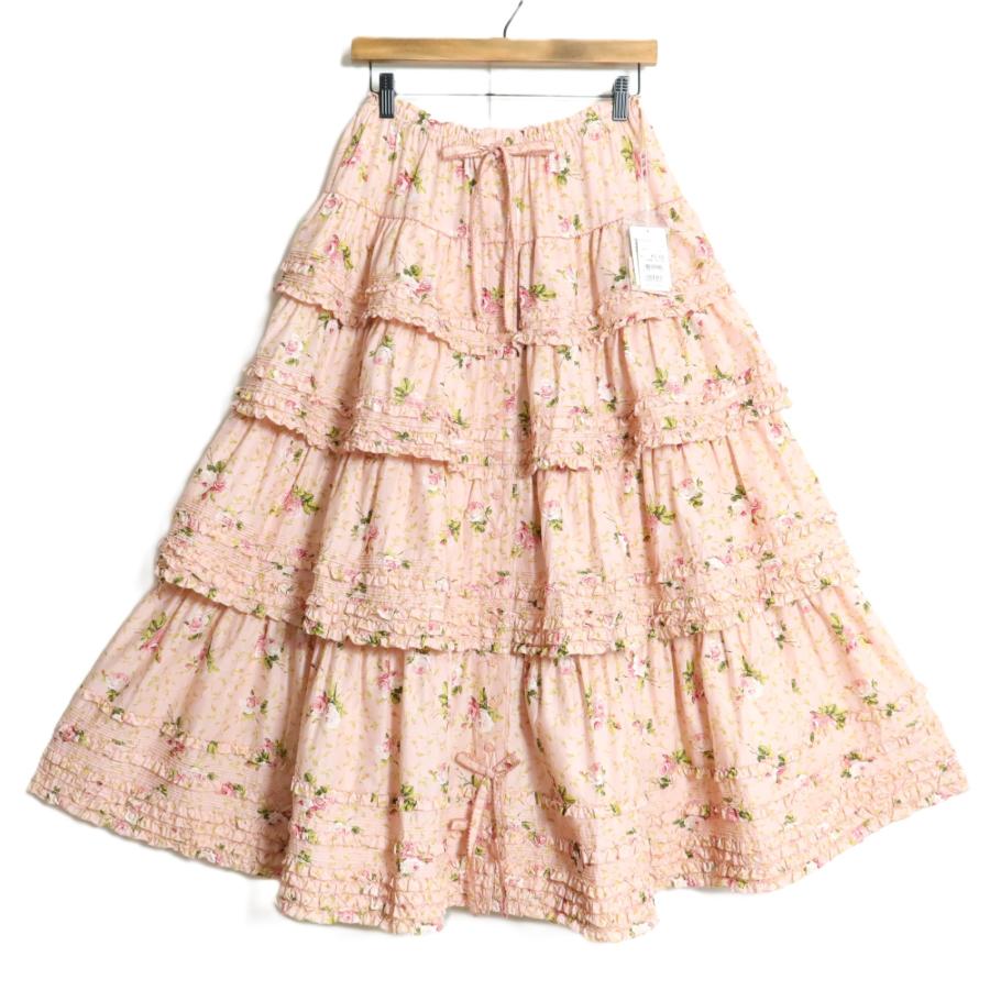 新品】ピンクハウス☆2024早春カタログ掲載！かぶせ段々フリル♪前開き  