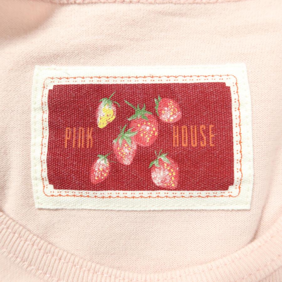 ピンクハウス　いちご刺繍カットソー ピンクハウスいちご刺繍カットソー
