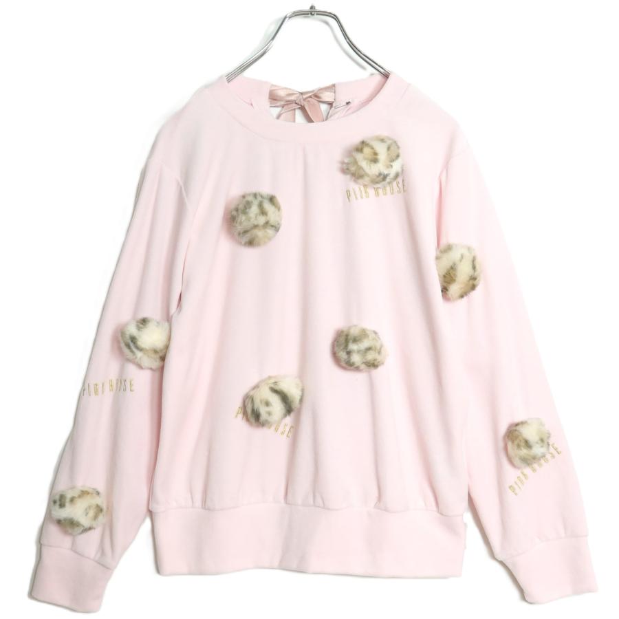 極美品・紙タグ有】ピンクハウス☆フェイクファー付きカットソー  