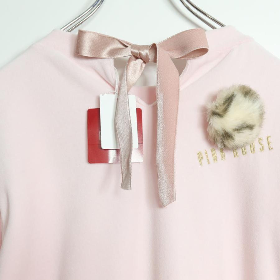 極美品・紙タグ有】ピンクハウス☆フェイクファー付きカットソー  