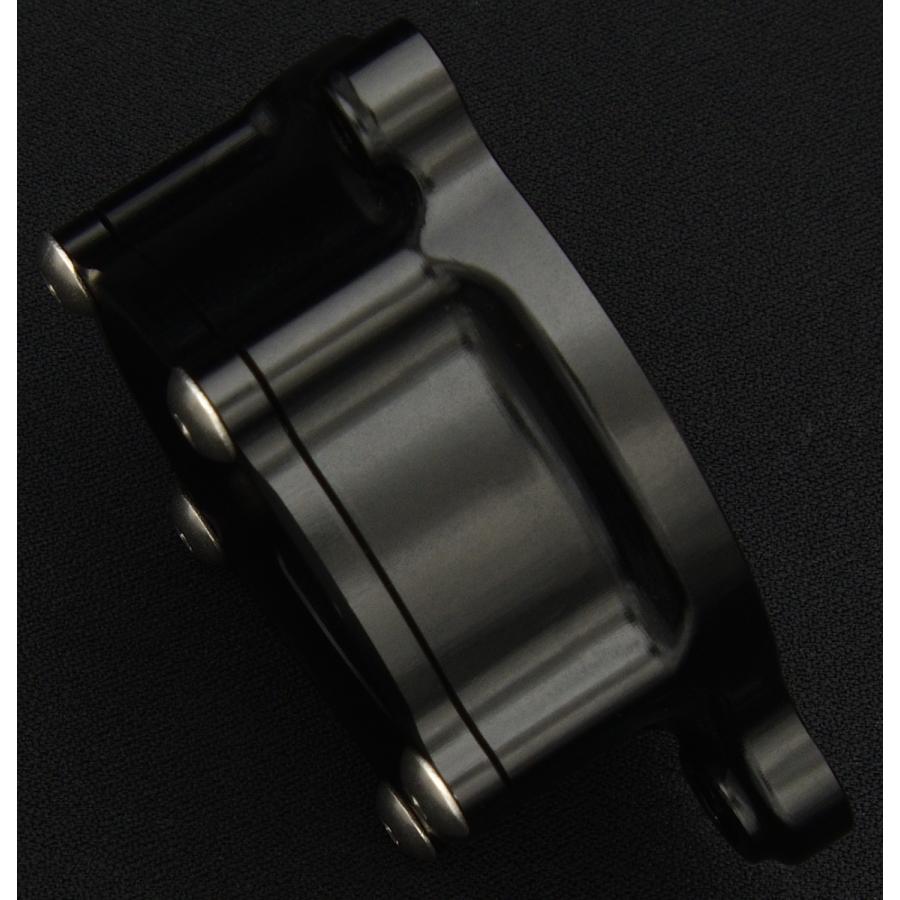SR400 SR500 削り出し オイルフィルターカバー スケルトン Black