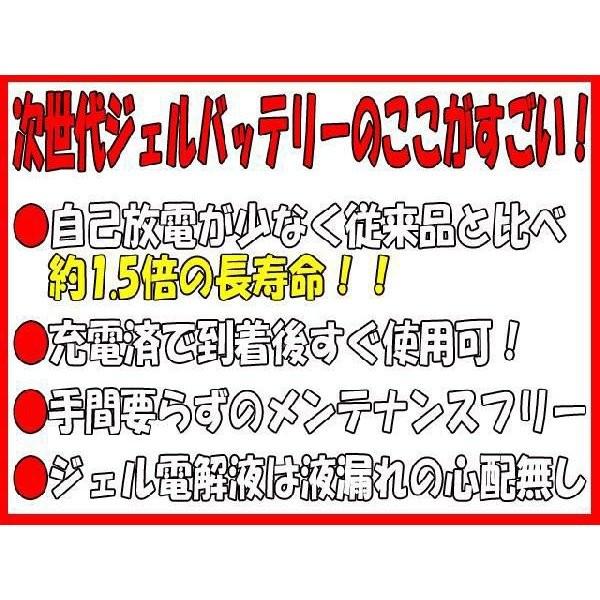 充電済み すぐ使える ジェルバッテリー YTX7L-BS/GTX7L-BS/FTX7L-BS/DTX7L-BS 互換 MTX7L-BS(G) キャビーナ キャビーナスタンドアップ ジャイロキャノピー 2st｜rise-batterystore｜03