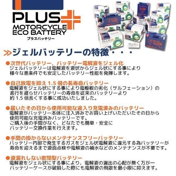 充電済 バイク用 ジェルバッテリー PTX7A-BS (互換 YTX7A-BS/GTX7A-BS/FTX7A-BS/DTX7A-BS) RF400R RF400RRV COBRA コブラ GSXR250R GSX400インパルス/S｜rise-batterystore｜03