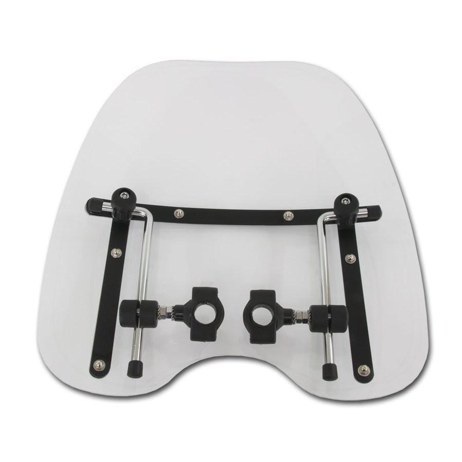 ウインドプロテクター ウインドシールド スクリーン クリア ハンドル径22.2mm〜25.4mm ハーレー スポーツスター ダイナ シャドウ VT750S マグナ