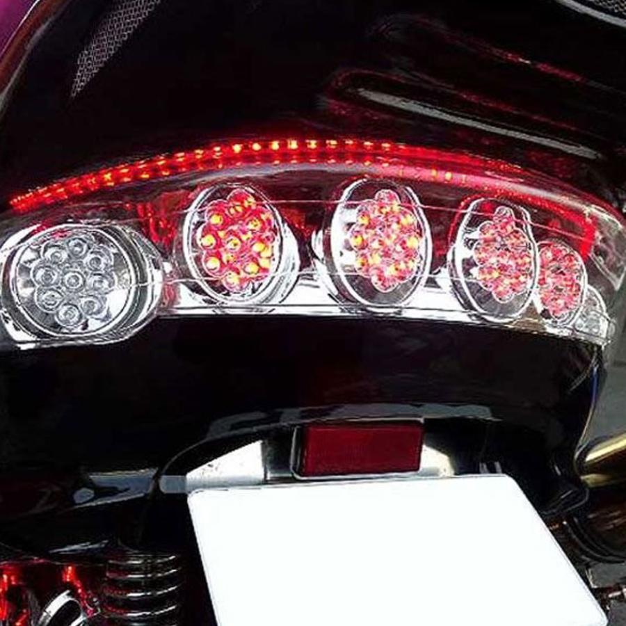 ヤマハ マジェスティ/C SG03J 5連メーター車 LED ユーロテールライト フロント ユーロウインカー ICウインカーリレー付 セット クリア 外装 バイク カスタム｜rise-batterystore｜07