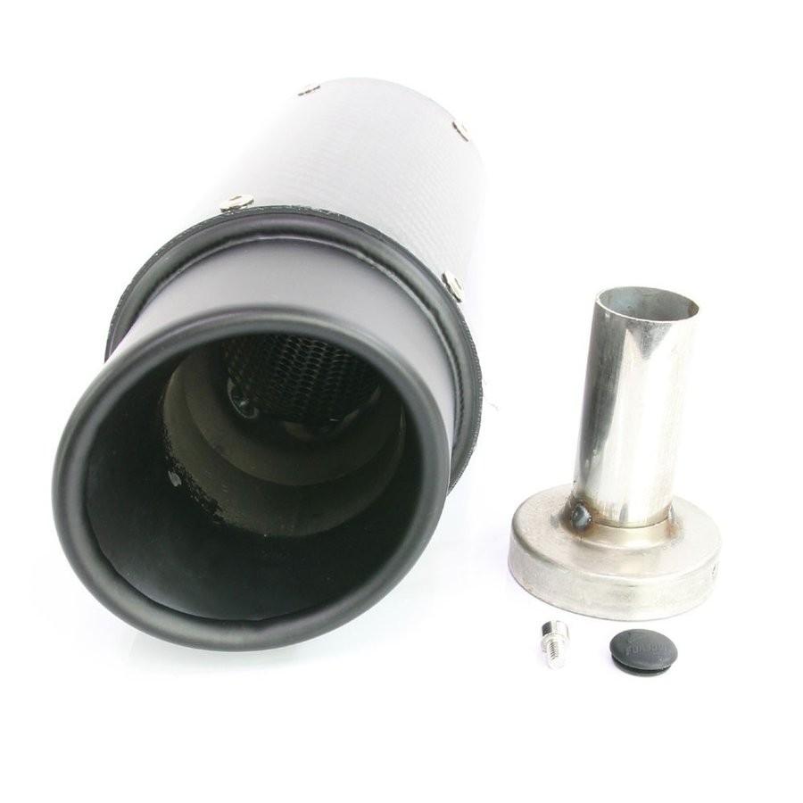 SANSEIRACINGRSサイレンサー 差込径約50mm 50φ汎用 カワサキ（Kawasaki） 汎用 スラッシュカット GPショートサイレンサー