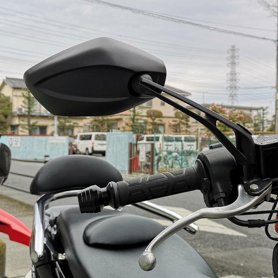 カワサキ（Kawasaki） 汎用 ヘキサゴンミラー エアロミラー 純正タイプ