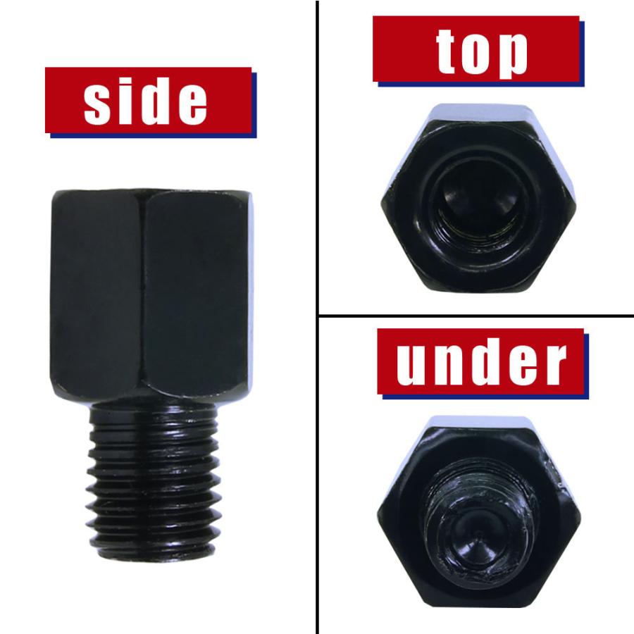 ミラー アダプター(ミラー側 正 8mm 車体側 10mm P1.25) ネジ バイク