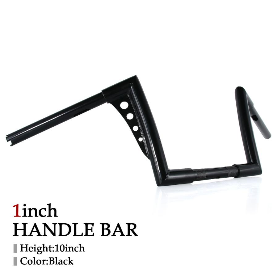 1インチ ハンドル バー Zバー 10インチ インチバー エイプバー