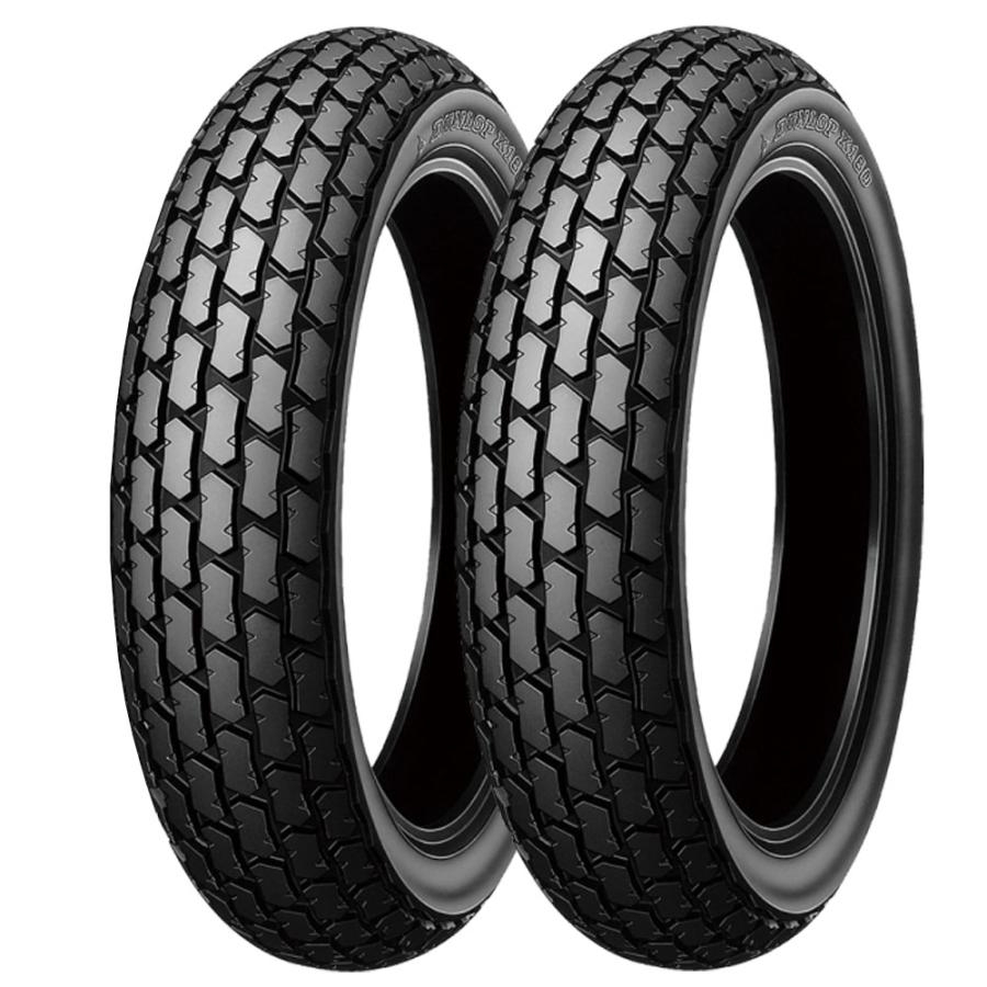 ホンダ FTR223 MC34 ダンロップ タイヤ前後セット チューブタイヤ WT