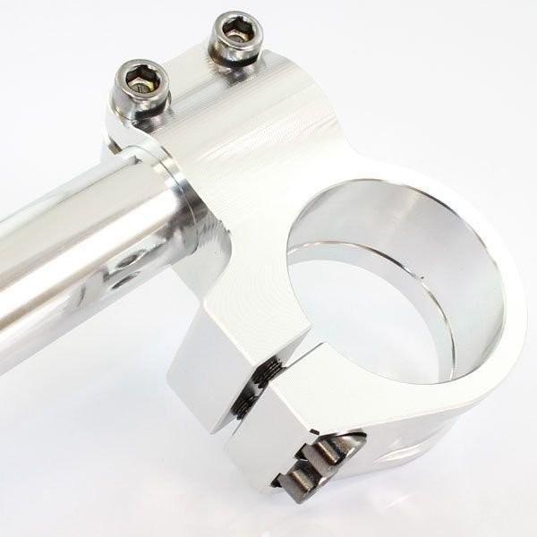 汎用 43Φ 43mm 43パイ アルミ削り出し セパレートハンドル セパハン キット シルバー 銀 カスタム パーツ バイクの画像