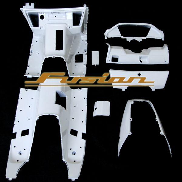ホンダ フュージョン MF02 インナーカウル ホワイト 塗装済み インナーカバー 艶あり 白 内装 カスタム パーツ 補修 交換 HONDA FUSION