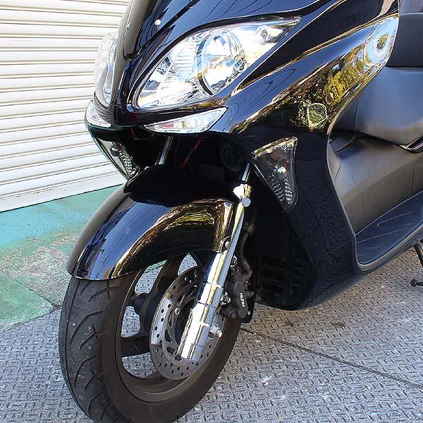 ホンダ フォルツァ MF08 クローム メッキ フロントフォークカバー 