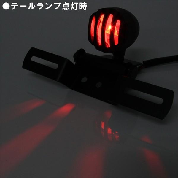 汎用 12V バイク用 バードケージ ミニテールランプ テールライト