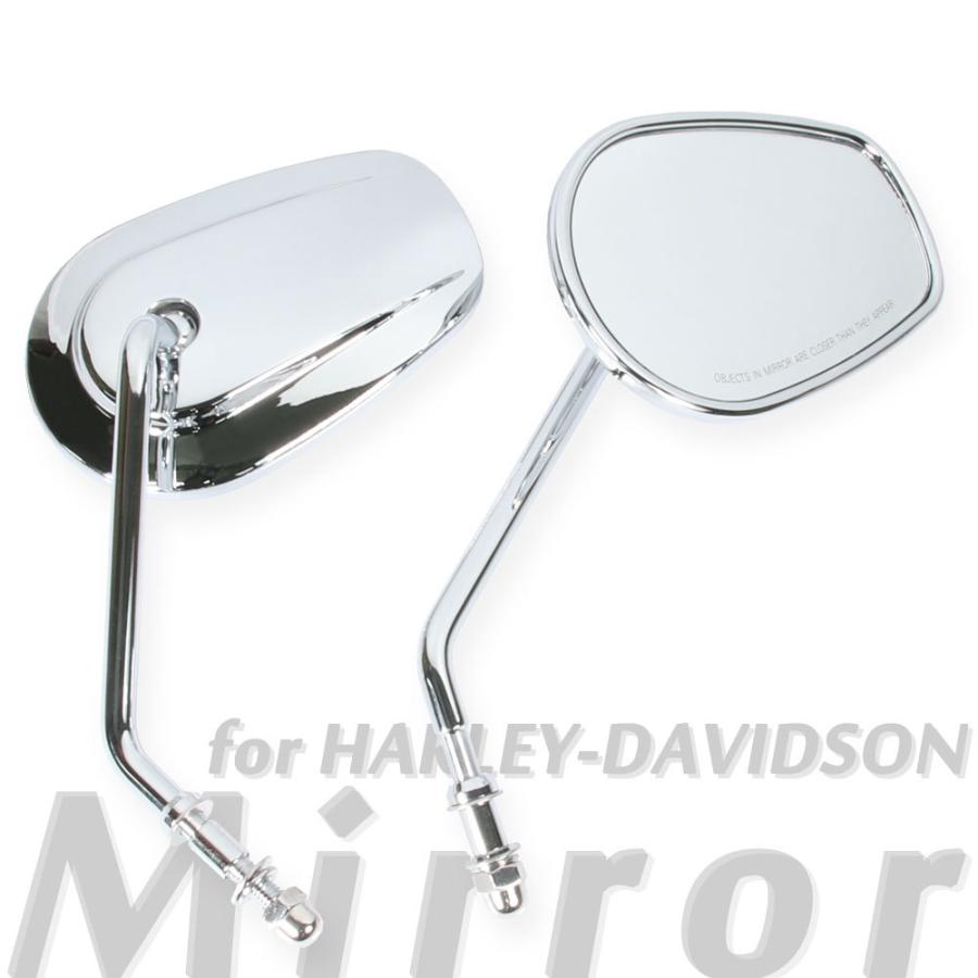 Harley Davidson ハーレーダビッドソン メッキ 純正タイプミラー Harley Davidson ハーレーダビッドソン メッキ 純正タイプミラー