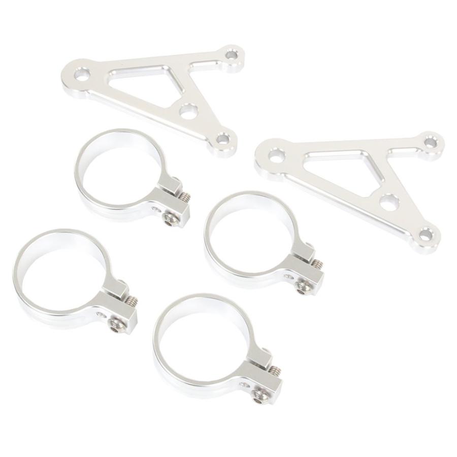 スズキ ヘッドライトステー フォーク用 アルミビレット 43mm 銀 スズキ ヘッドライトステー フォーク用 アルミビレット 43mm 銀