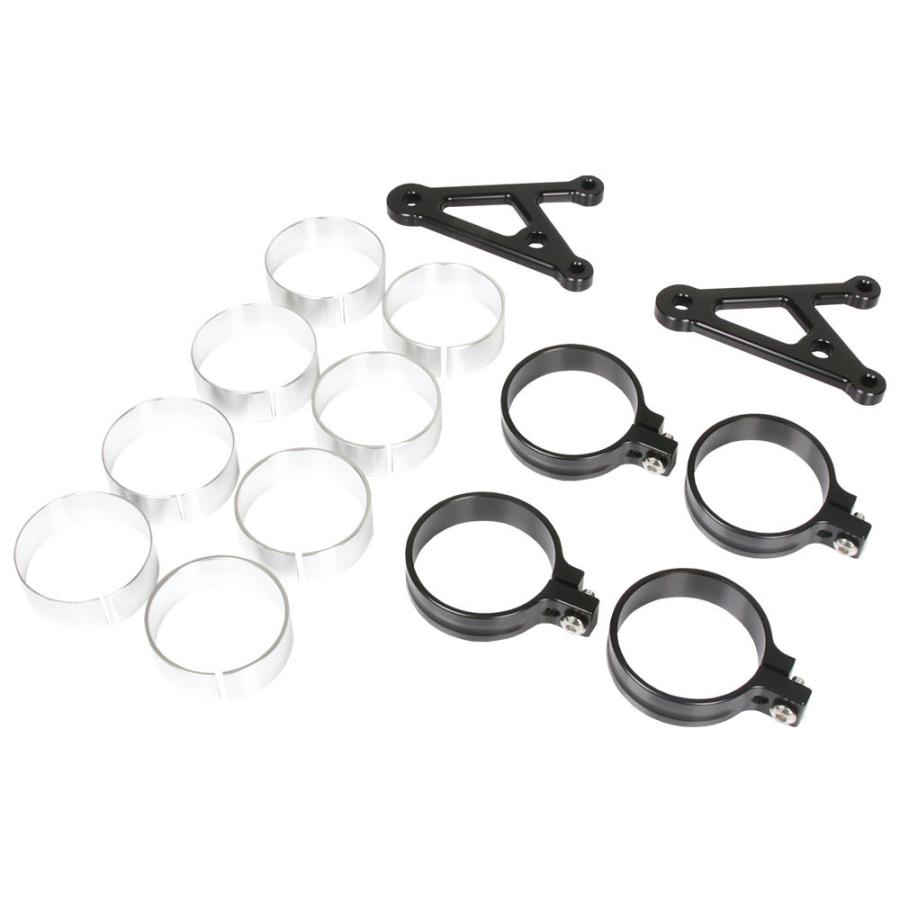 ヘッドライトステー フォーク用 アルミビレット 54mm 52mm 50mm φ54