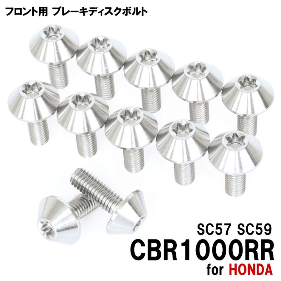 チタンボルト ホンダ CBR1000RR SC57 SC59専用 ブレーキディスクボルト