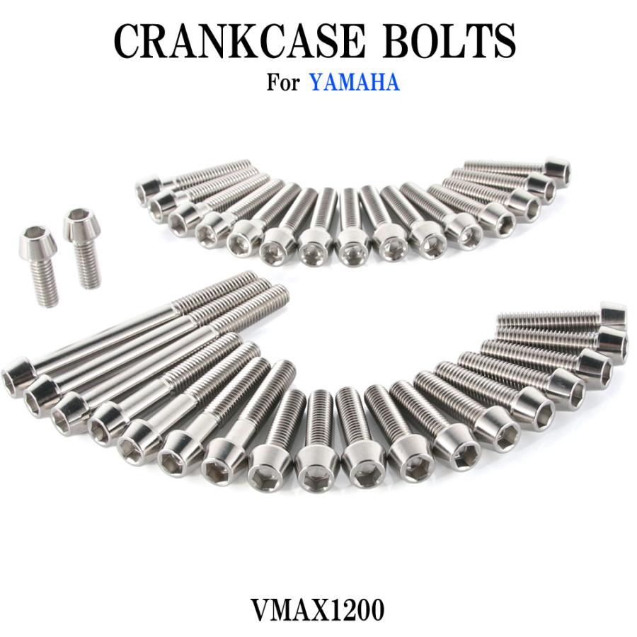 チタンボルト ヤマハ VMAX 1200専用 VMAX12 クランクケース エンジン