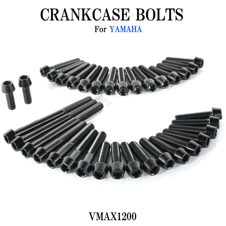 チタンボルト ヤマハ VMAX 1200専用 VMAX12 クランクケース エンジン