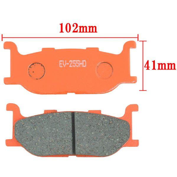 ヤマハ グランドマジェスティ250 SG15J フロント用 EV-255HD ハイグレードブレーキパッド セミメタル ブレーキパット 補修 交換 部品｜rise-corporation-jp｜02