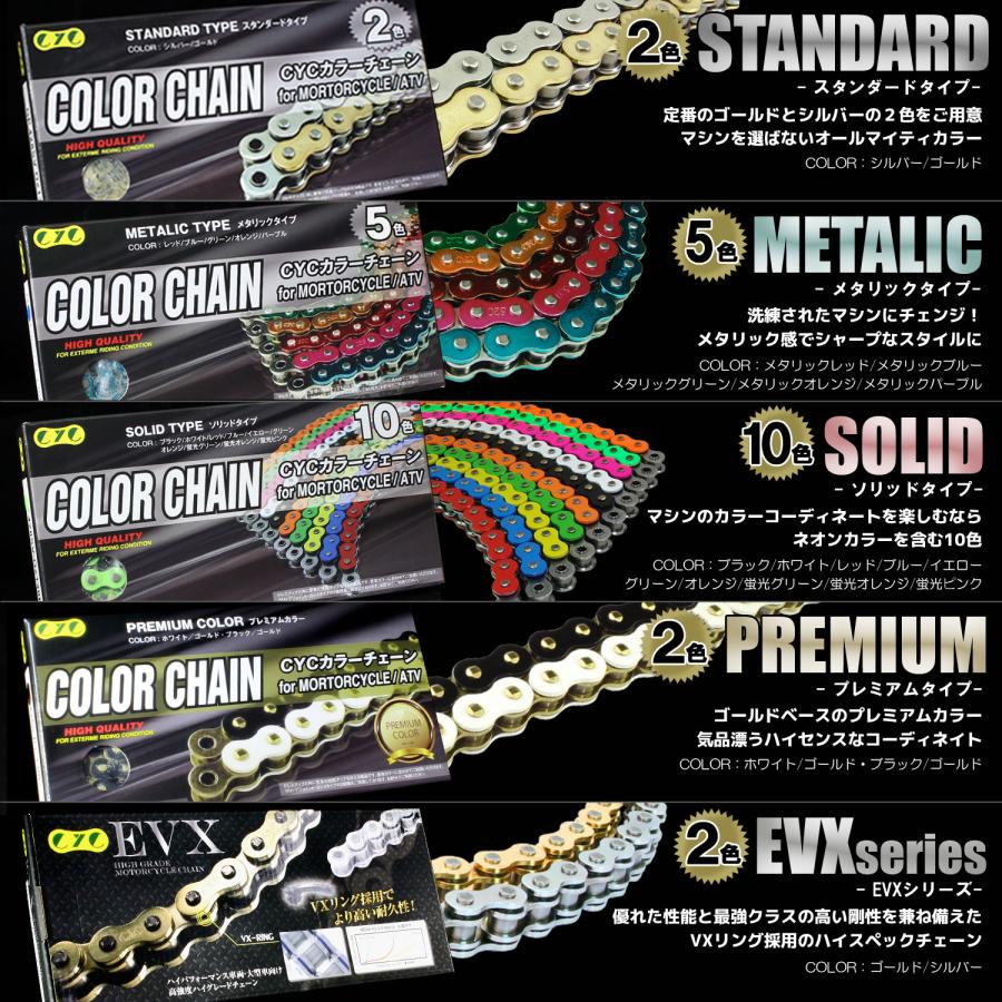ホンダ CB400SF CYCバイクチェーン 蛍光ピンク 525-120L Oリング ホンダ CB400SF CYCバイクチェーン 蛍光ピンク 525-120L Oリング