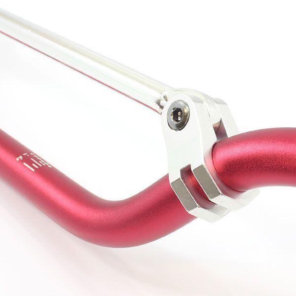 アルミ　ハンドル カワサキ オフロード用 アルミ ハンドルバー 22.2mm 22.2パイ レッド