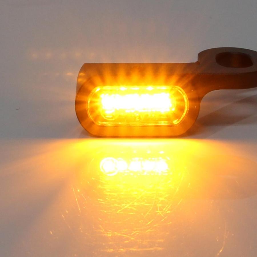 2種おまとめ オレンジ ハーレー ウィンカーレンズ ロケット 2個