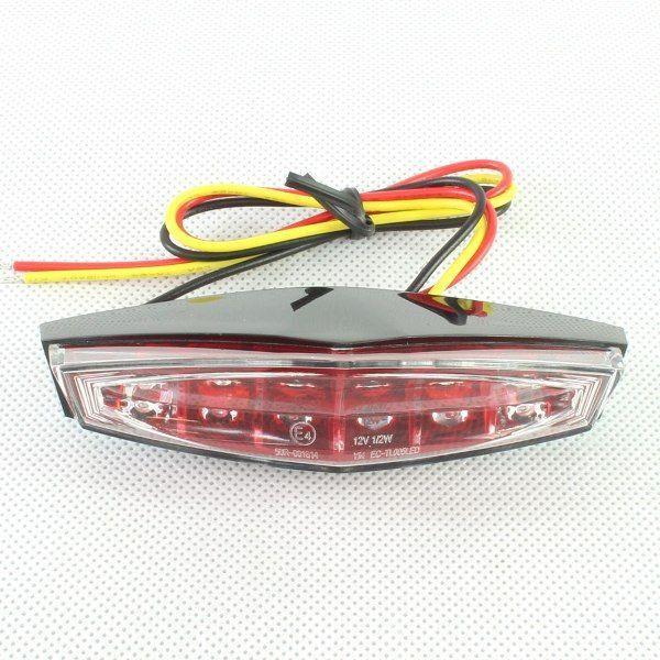 カワサキ スリムエッジ LEDテールランプ クリア/レッドレンズ カワサキ スリムエッジ LEDテールランプ クリア/レッドレンズ